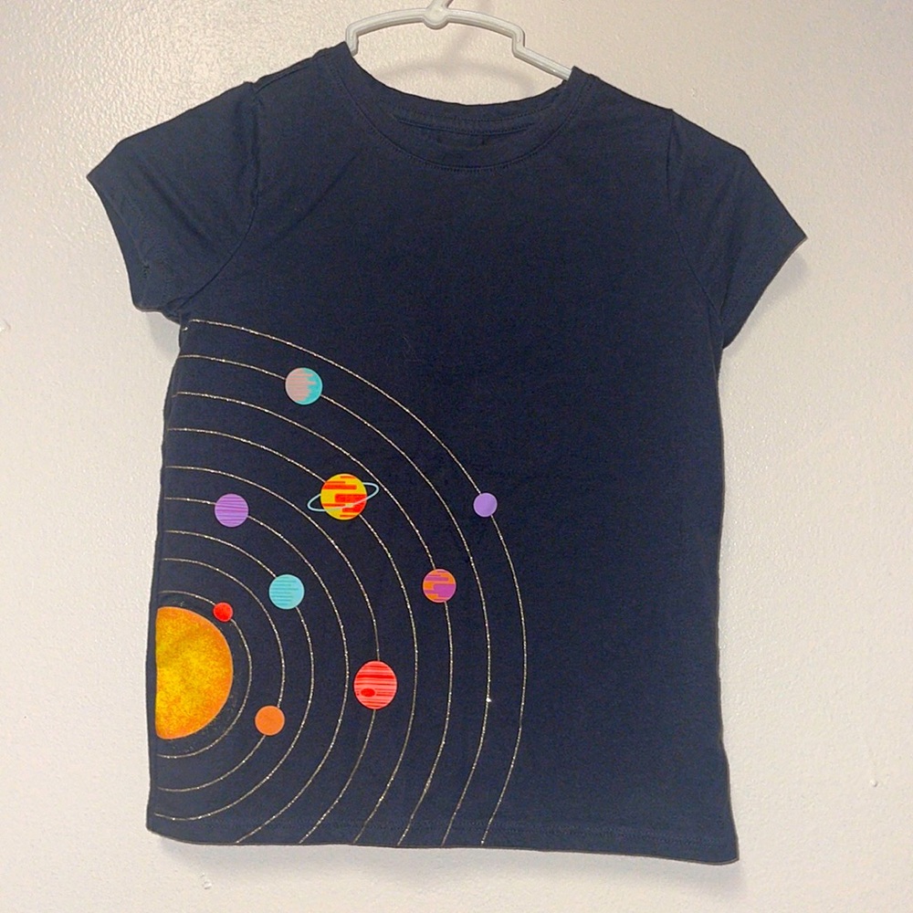 Cat and jack solar system shirt